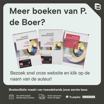 Financiele rekenkunde en beslissingscalculaties - P. de Boer, Verzenden, Zo goed als nieuw, P. de Boer