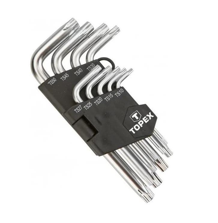 Torx set T-star - TS serie 9-delig met houder, Doe-het-zelf en Verbouw, Overige Doe-het-zelf en Verbouw, Nieuw, Ophalen of Verzenden