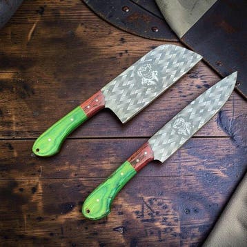 Keukenmes - Kitchen knife set - Handgemaakte