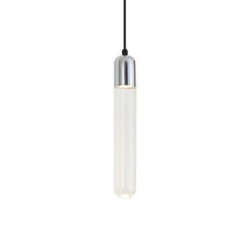 Art Deco hanglamp chrome met ribbel glas IP44 - Walcott, Verzenden, Nieuw, Art Deco