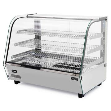 HCB Warmhoudvitrine - 160 liter - 86 cm - 230V - RVS, Verzenden, Nieuw in verpakking