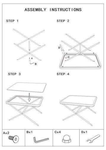 SALONTAFEL SAINT BARTH RETT. CM 70X50X45 - 1425940000, Huis en Inrichting, Ophalen of Verzenden, Nieuw