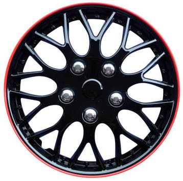 Wieldoppen  Missouri 15-inch zwart/rode rand, Verzenden, Nieuw