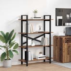 vidaXL Boekenkast Oud Hout 100 x 33,5 x 140 cm Bewerkt hout, Huis en Inrichting, Kasten | Boekenkasten, Minder dan 50 cm, Verzenden