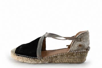 Fred de La Bretoniere Espadrilles in maat 38 Zwart, Kleding | Dames, Verzenden, Zwart, Fred de La Bretoniere, Zo goed als nieuw
