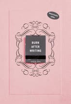 Burn after writing - roze (9789000377060, Sharon Jones), Verzenden, Nieuw