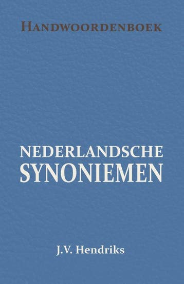 Handwoordenboek Van Nederlandsche Synoniemen | Nieuw, Ophalen of Verzenden, Nieuw, J.V. Hendriks; J.H. Gallée