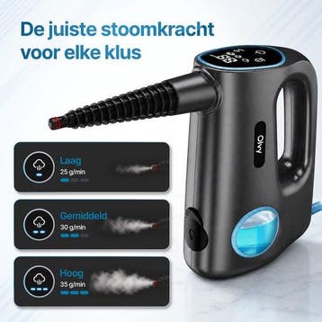 Handstoomreiniger – Touchscreen - Stoomreiniger & Handstomer, Huis en Inrichting, Verzenden, Zo goed als nieuw