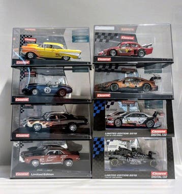 8 modellen van de Evolution serie Carrera - Slotcar diverse, Nieuw