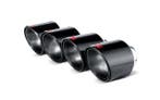 Corvette Z06 / ZR1 C6 Akrapovic carbon eindtips (dia 125 mm), Verzenden