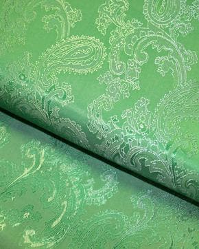 Luxe Jacquard Voering Groen, Hobby en Vrije tijd, Stoffen en Lappen, Nieuw, Groen