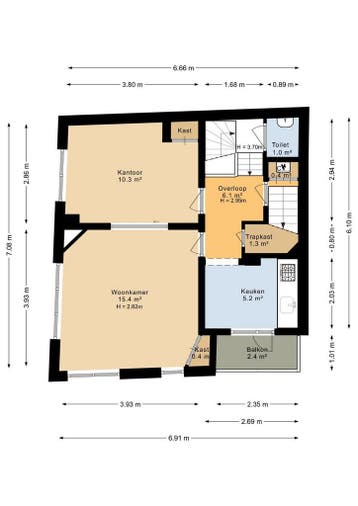 Te huur: Appartement Fnidsen in Alkmaar, Alkmaar, Noord-Holland, Appartement