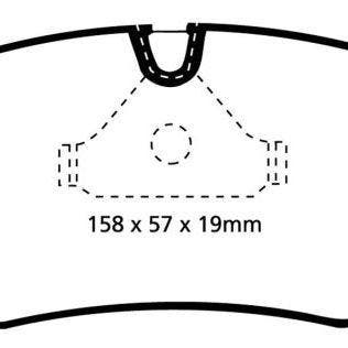 EBC 87-91 BMW M3 2.3 (E30) Redstuff Front Brake Pads, Ophalen of Verzenden, Nieuw