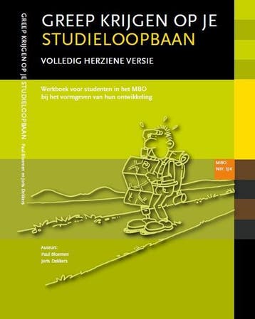 Greep krijgen op je studieloopbaan MBO niveau  9789077333075, Boeken, Verzenden, Zo goed als nieuw