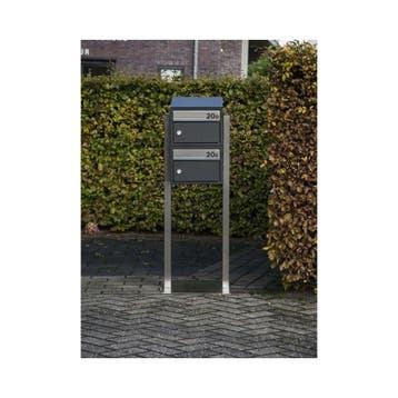 Statief tbv postkastsysteem Allux Brick - RVS, Verzenden, Nieuw