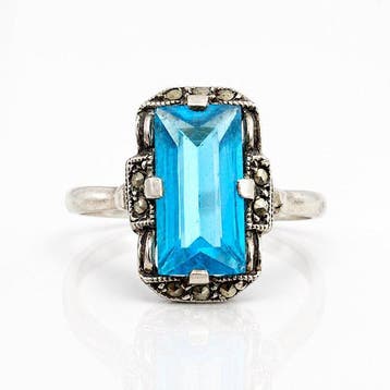 Zilver - Ring - Art Deco