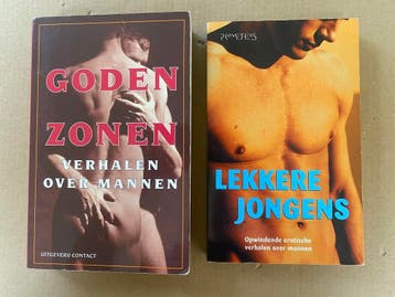 2 Boeken - Gay - Erotiek - Godenzonen - Lekkere Jongens, Verzenden, Gelezen