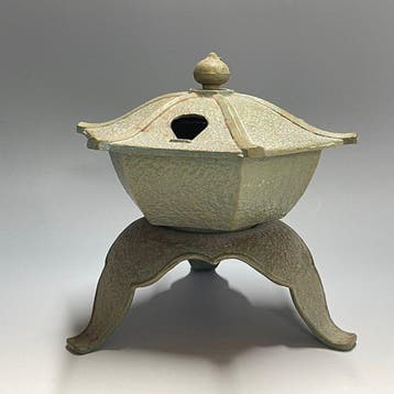 Vintage Japanese Incense Burner, Candle Holder - Lantaarn -, Antiek en Kunst