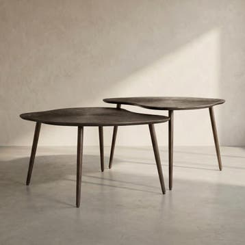 *WOONWINKEL* Salontafel Set Organische Vorm Brons, Verzenden, Nieuw