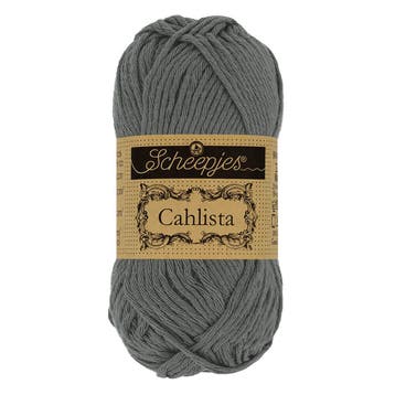 Scheepjes Cahlista 50g - 501 Anthracite, Ophalen of Verzenden, Nieuw, Breien of Haken, Wol of Garen