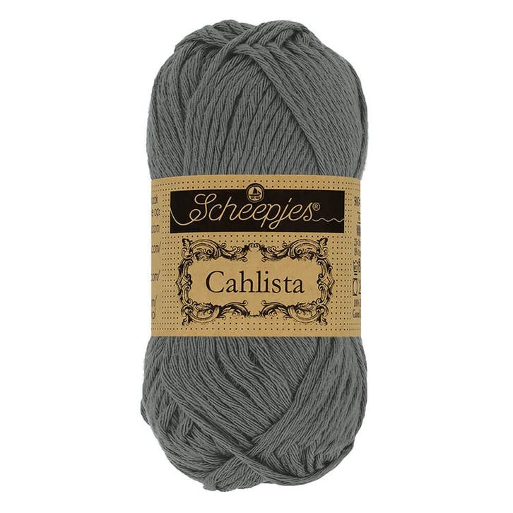 Scheepjes Cahlista 50g - 501 Anthracite, Hobby en Vrije tijd, Breien en Haken, Breien of Haken, Nieuw, Wol of Garen, Ophalen of Verzenden