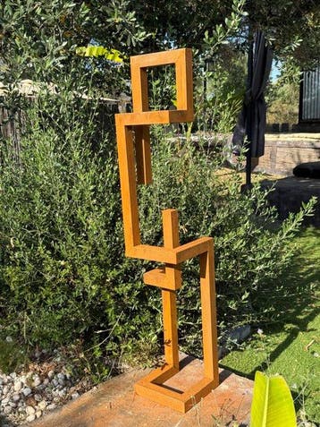 Ana Lucia B.M - Sculpture Corten - XXL - NO Reserve