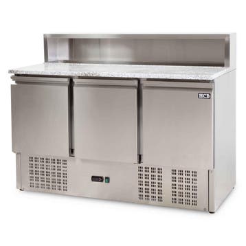 HCB Pizzawerkbank - klapdeuren - 136,5 cm - 402 liter - 230V, Verzenden, Nieuw in verpakking