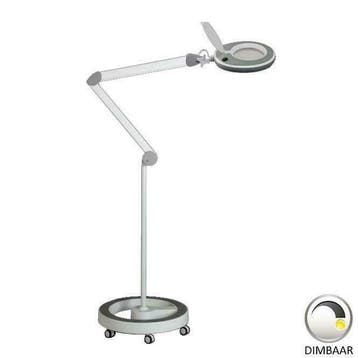 Loeplamp 127mm lens 3 dioptrie statief LED  DIMBAAR, Verzenden, Nieuw, Loeplamp