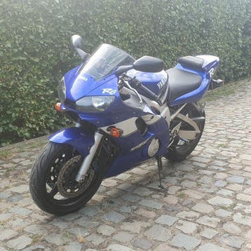 Yamaha R6 2001 Blauw, Motoren, 4 cilinders, Motorrijbewijs A, Super Sport, Meer dan 35 kW