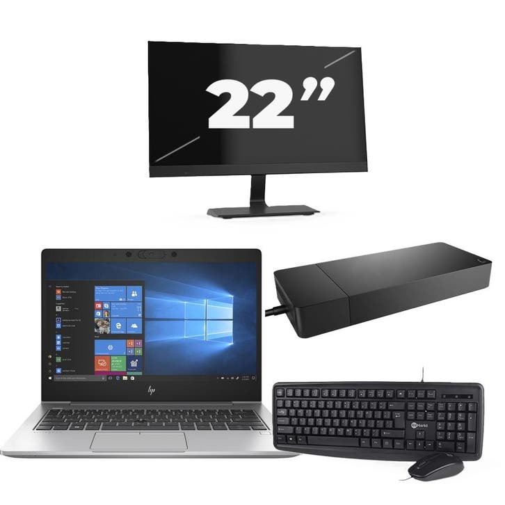 HP EliteBook 735 G6 - AMD Ryzen 5 PRO 3500U - 13 inch - 8GB, Computers en Software, Windows Laptops, SSD, 13 inch, Qwerty, Refurbished