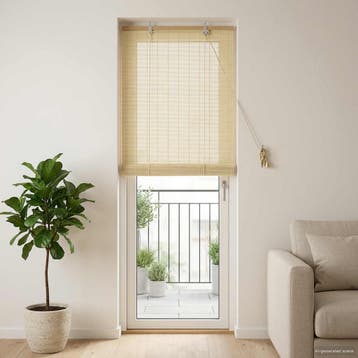 vidaXL Rolgordijn Naturel 40 x 220 cm Bamboe, Verzenden, Nieuw, Bruin