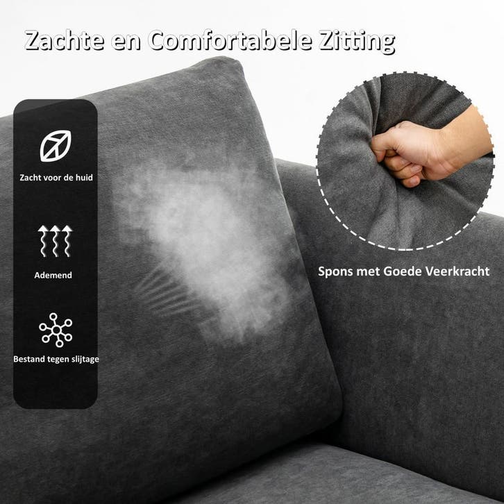 LIVSK Gestoffeerde Tweezitsbank - Ergonomisch Comfort - Slij, Vacatures, Vacatures | Financiële dienstverlening