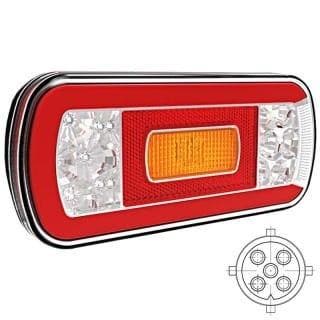 Fristom Achterlicht LED 5 PINs bajonet remlicht, Ophalen of Verzenden, Nieuw