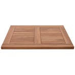 Teakhouten terras tafelblad rechthoek 70 x 60 cm - teak, Ophalen of Verzenden, Nieuw in verpakking, Meubilair