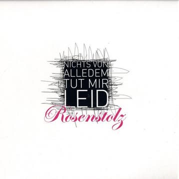 Rosenstolz - Nichts Von Alledem Tut Mir Leid, Ophalen of Verzenden, Gebruikt