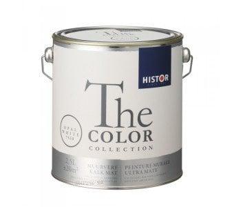 Histor The Color Collection Kalkmat - Opal White - 5 liter, 5 tot 10 liter, Wit, Nieuw, Ophalen of Verzenden