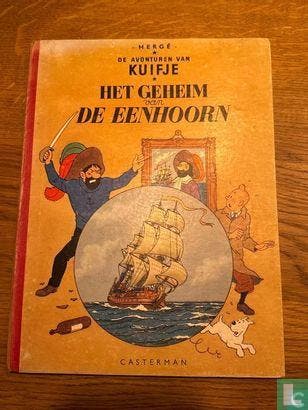 Kuifje - Het geheim van de Eenhoorn - 1955, Boeken, Stripboeken, Gelezen, Eén stripboek, Verzenden