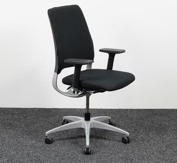 Drabert Salida Bureaustoel - Zwart | Aluminium Onderstel, Ophalen of Verzenden, Ergonomisch, Gebruikt, Bureaustoel