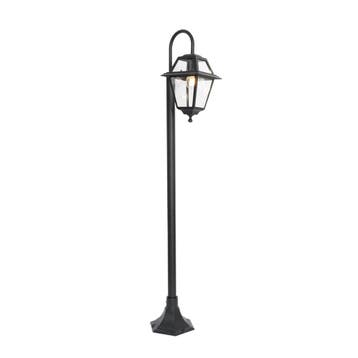 Klassieke buiten lantaarn zwart 135 cm IP44 - Berta, Verzenden, Nieuw, Aluminium