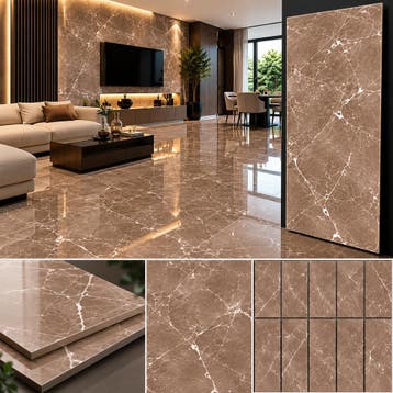 Grigio Taupe Full Lappato 60x120 | ACTIE €24,95/m², Nieuw