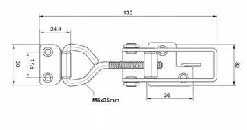 Roestvrijstalen spansluiting 80mm, Verzenden, Nieuw