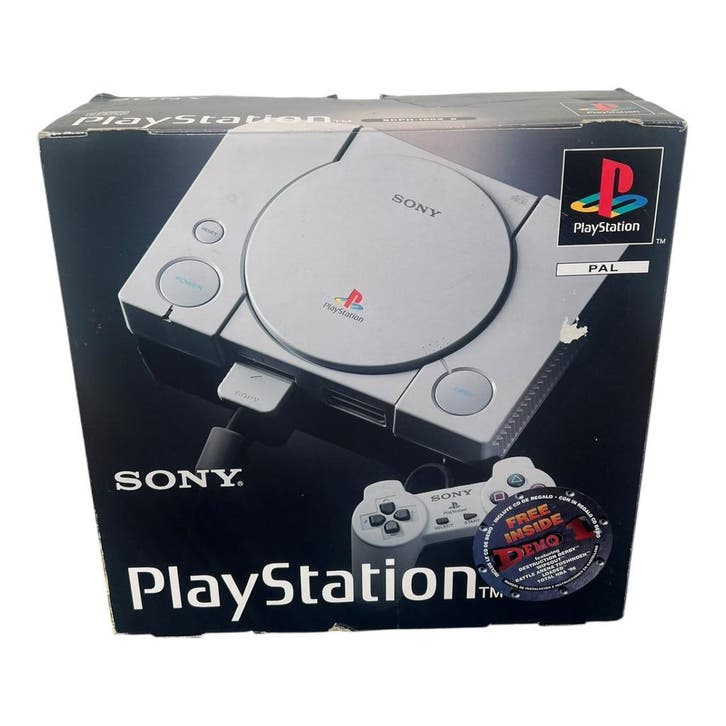 Sony Playstation 1 Phat Console (In doos), Spelcomputers en Games, Spelcomputers | Sony PlayStation 1, Zo goed als nieuw, Verzenden