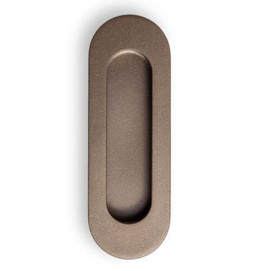 Schuifdeurkom Ovaal 120x40mm donker brons, Huis en Inrichting, Kasten | Overige, Verzenden, Nieuw