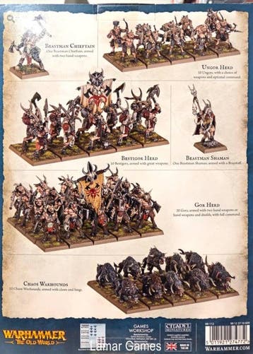 Beastmen Brayherds Battle March Army (warhammer nieuw), Ophalen of Verzenden, Nieuw
