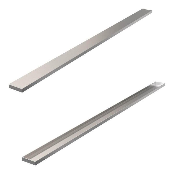 Brauer Los Multifunctioneel Rooster - 110 cm - Rvs, Doe-het-zelf en Verbouw, Sanitair, Nieuw, Rvs, Ophalen of Verzenden