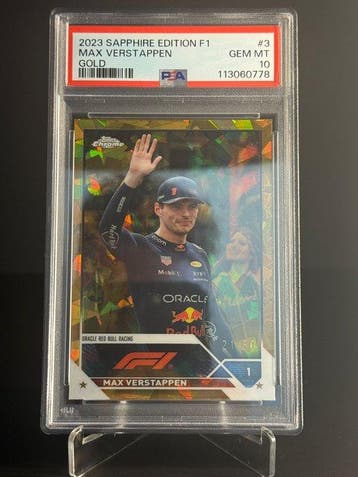 2023 Topps Chrome F1 Max Verstappen 3 Parallel card,, Verzamelen, Nieuw
