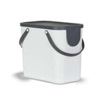 Rotho Albula Afvalscheidingsprullenbak 25L Mistletoe Wit, Verzenden, Nieuw