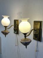 Raab-Leuchten - Wandlamp (2) - Messing, Keramiek, Nieuw