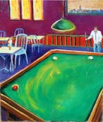 Ecole française (XX) - Silence autour du billard - NO