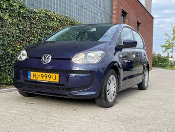 Volkswagen up! | Airco&Navigatie | Unieke kleur! | €4.950, Voorwielaandrijving, Stof, Gebruikt, Blauw